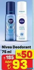 NİVEA DEODORANT  75 ML